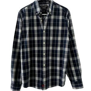 Abercrombie & Fitch Muscle Fit Plaid Shirt lightly Distressed Sz. Small